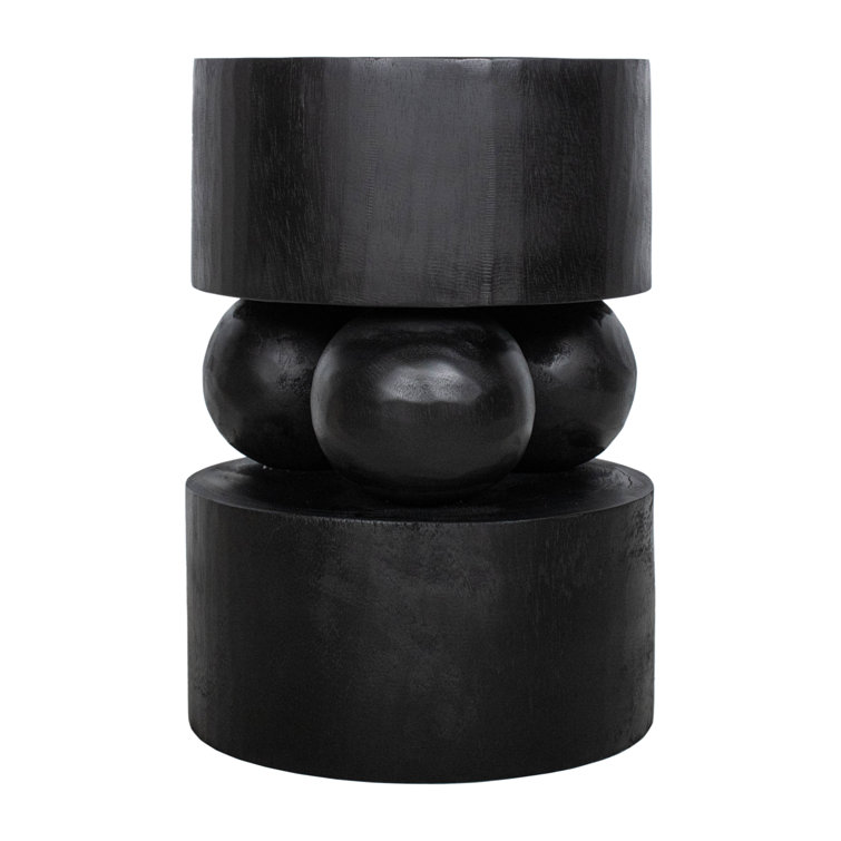 Joss & Main Madura Solid Wood Drum End Table Wayfair Canada